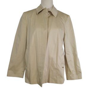 ANNE KLEIN Beige Women Coat Size L